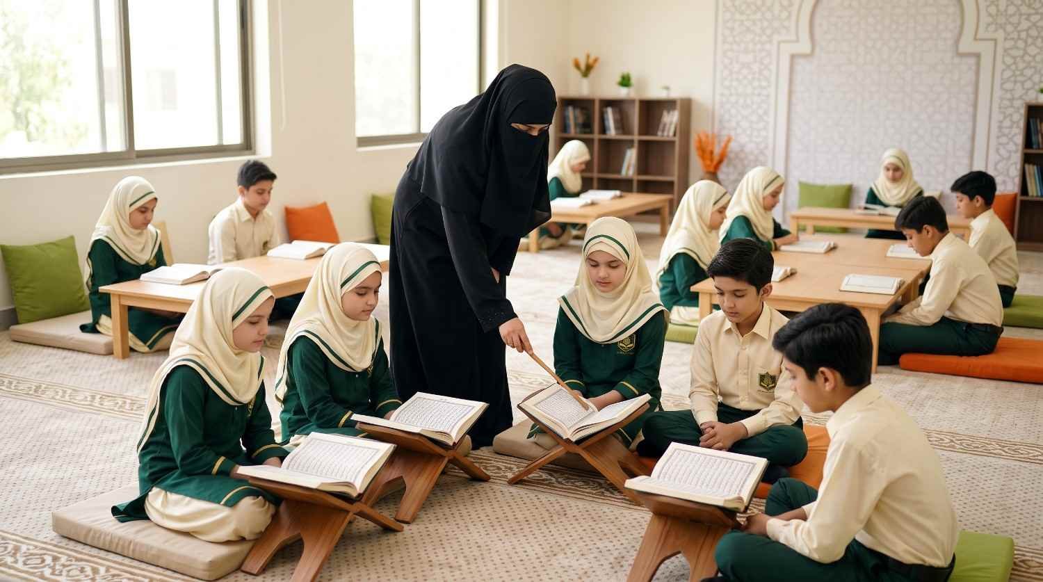 Quran learning at Sanabil