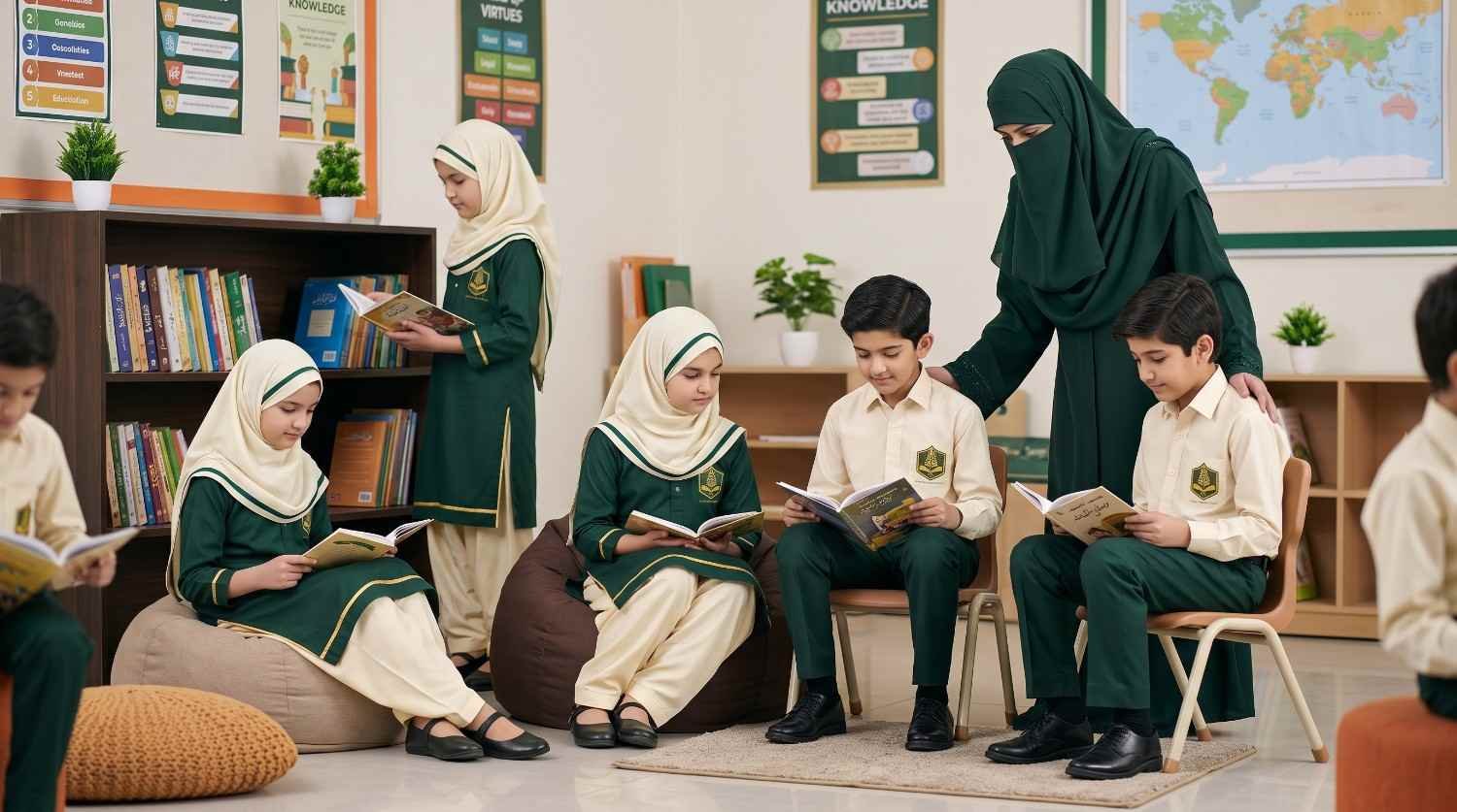 Reading activity at Sanabil