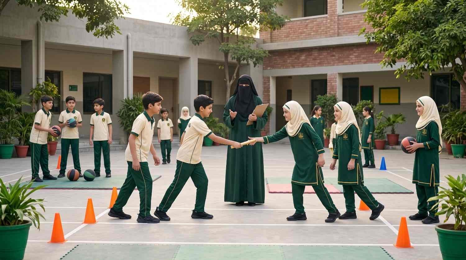Sports activity at Sanabil